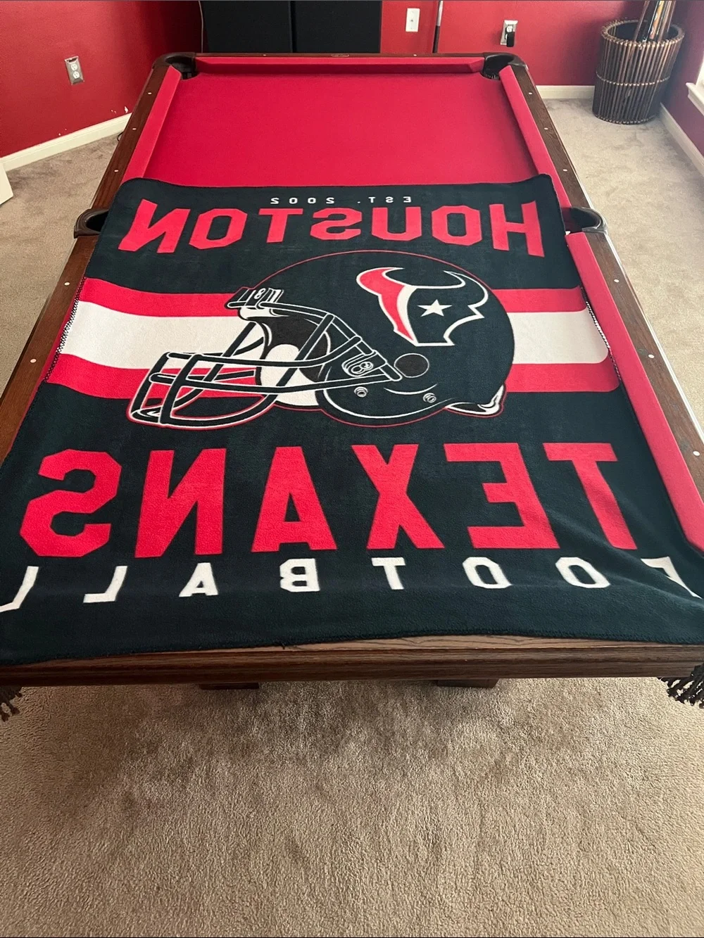 Houston Texans Blanket NFL Gifting Football Sports Fleece